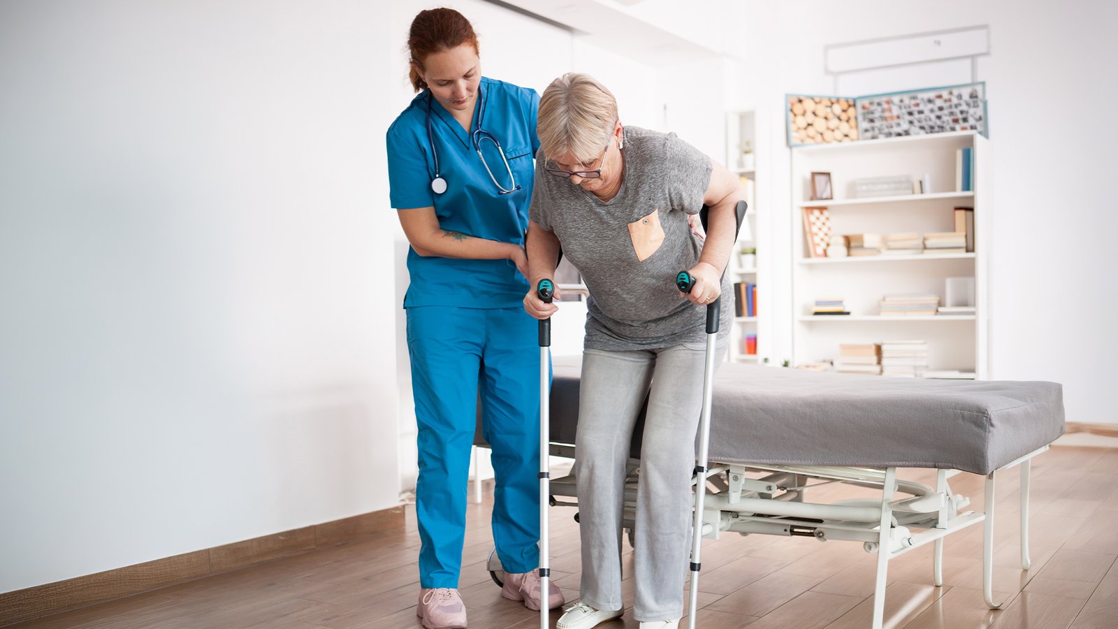 Geriatric Physical Therapy session at Saburi